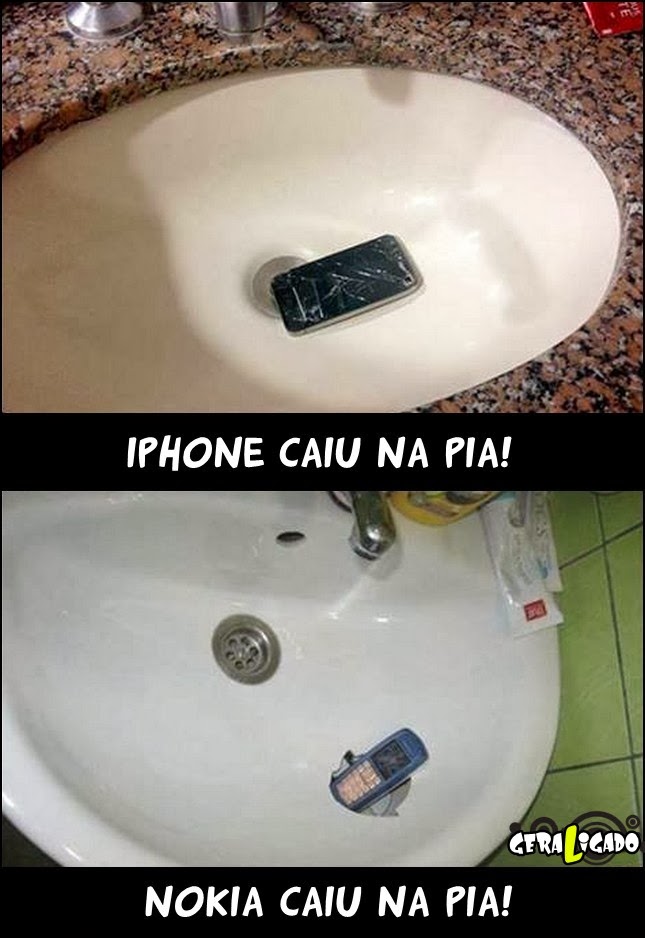 Vai ter que comprar outra pia!