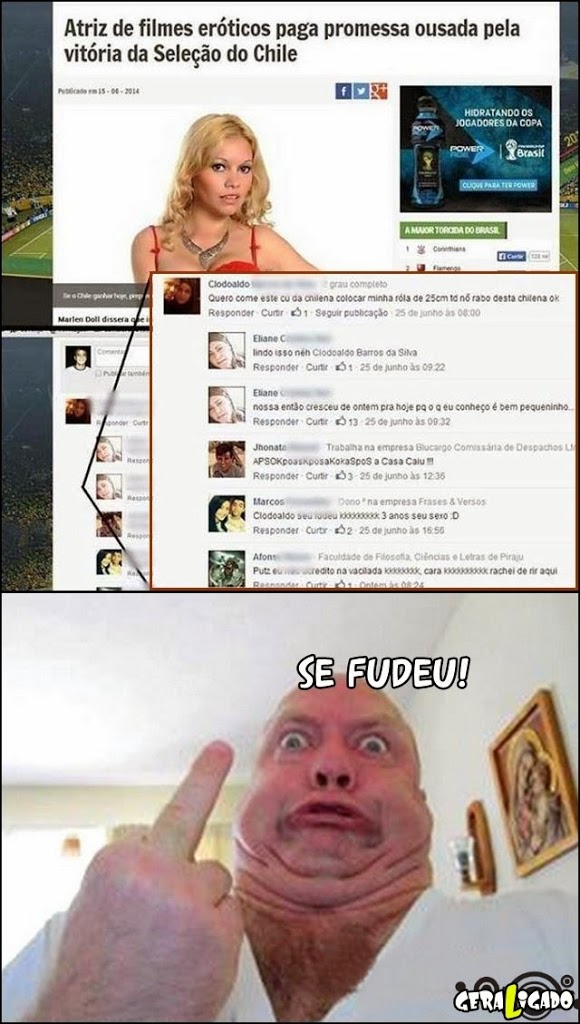 A casa caiu!