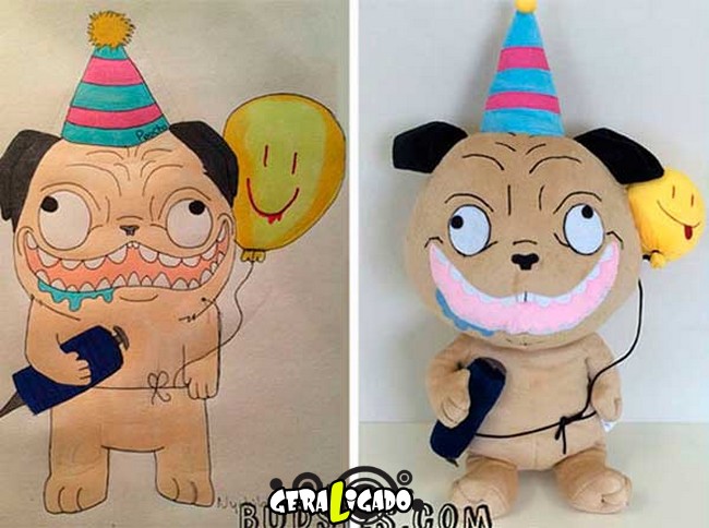 Empresa transforma desenhos em bonecos de pelúcia10