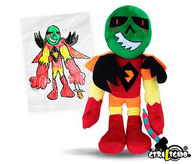 Empresa transforma desenhos em bonecos de pelúcia3