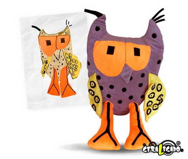 Empresa transforma desenhos em bonecos de pelúcia6