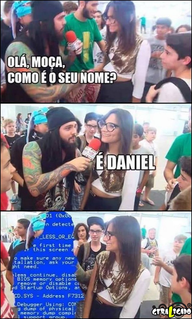 3 Qual é seu nome moça