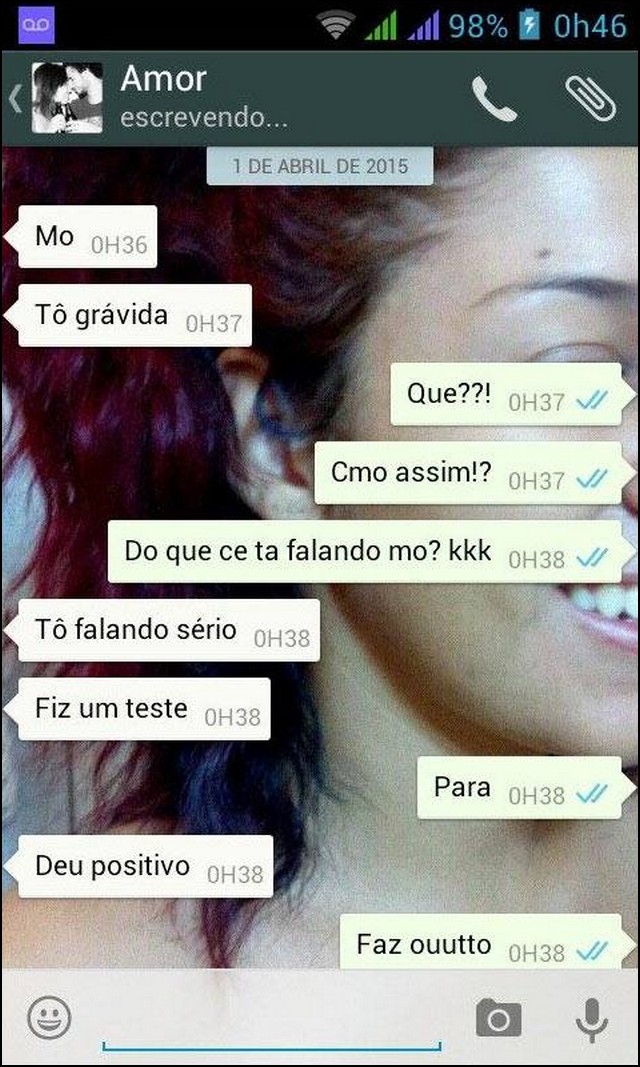3 Matando o namorado do coração no 1 de Abril