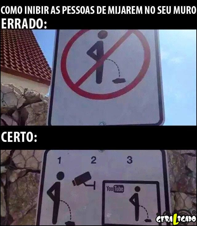 2 Como evitar as pessoas de mijarem no seu muro