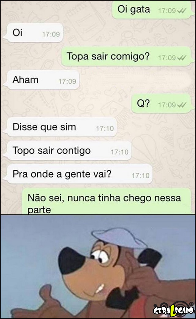 3 Nunca chegou nessa parte