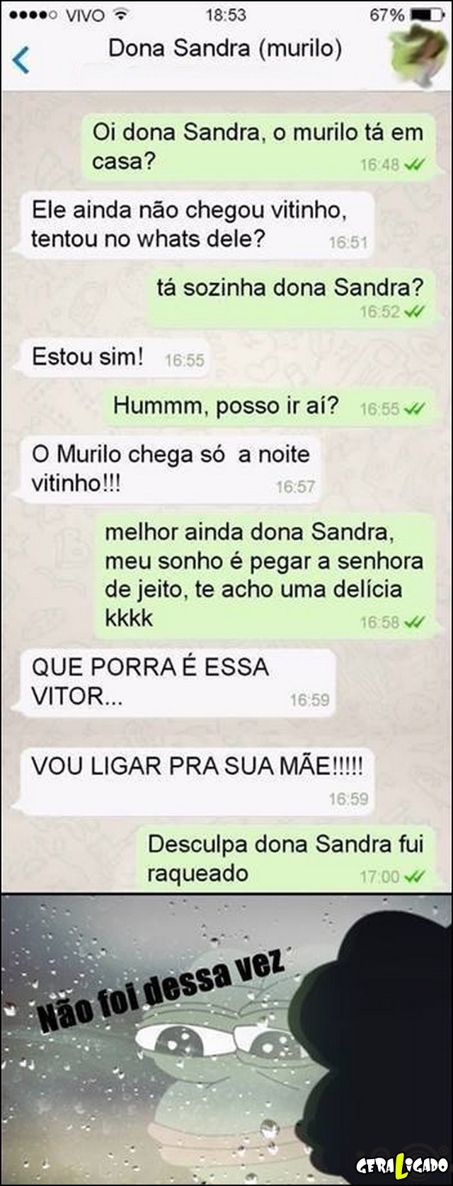 3 Dona Sandra ta sozinha em casa