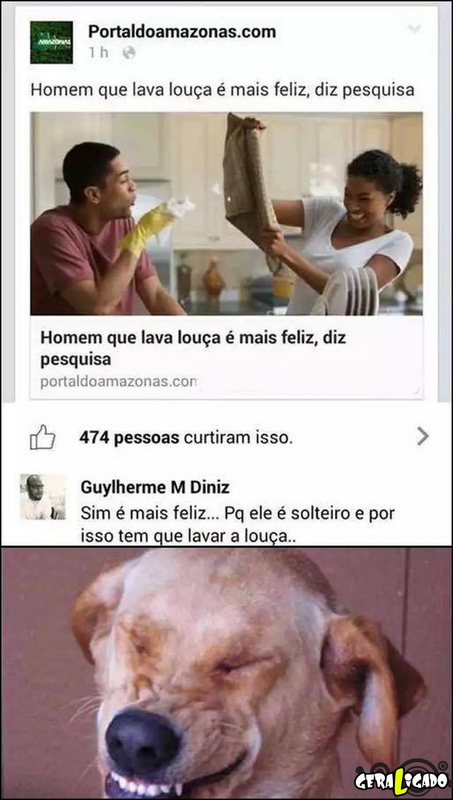 Homem Que Lava A Loua Mais