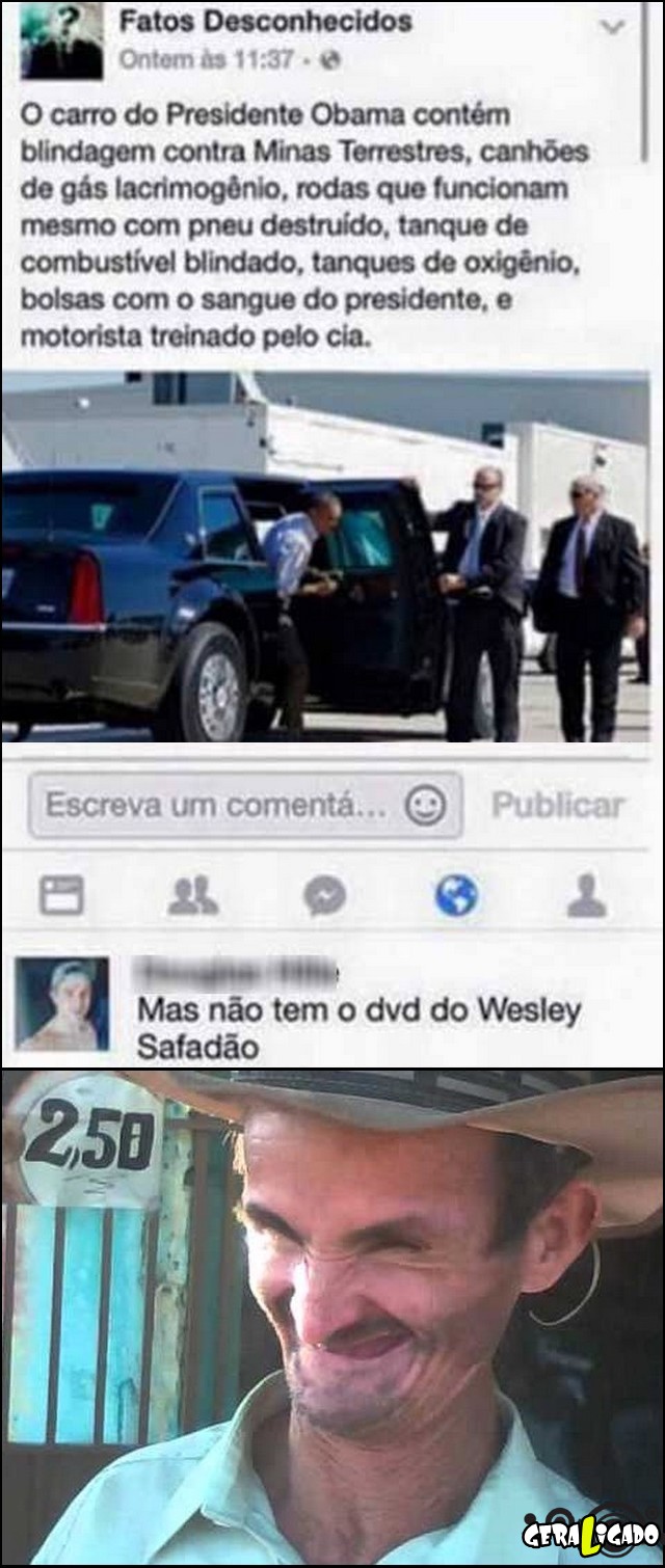 2 O carro do presidente Obama