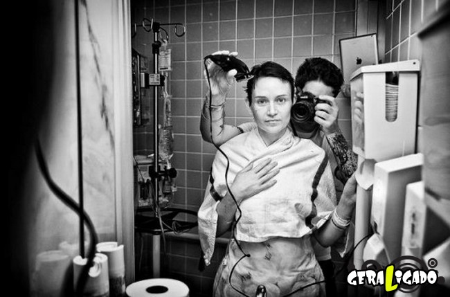 Marido fotografa a evolução do câncer em sua mulher até a morte. 5