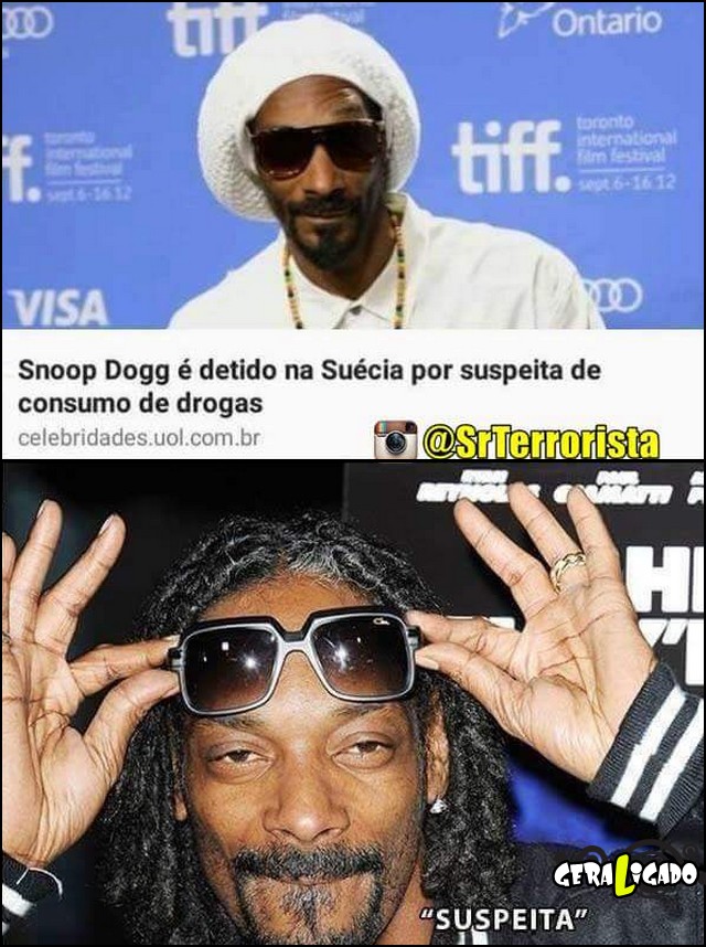 2 Snoop Dogg detido por suspeita de consumo de droga