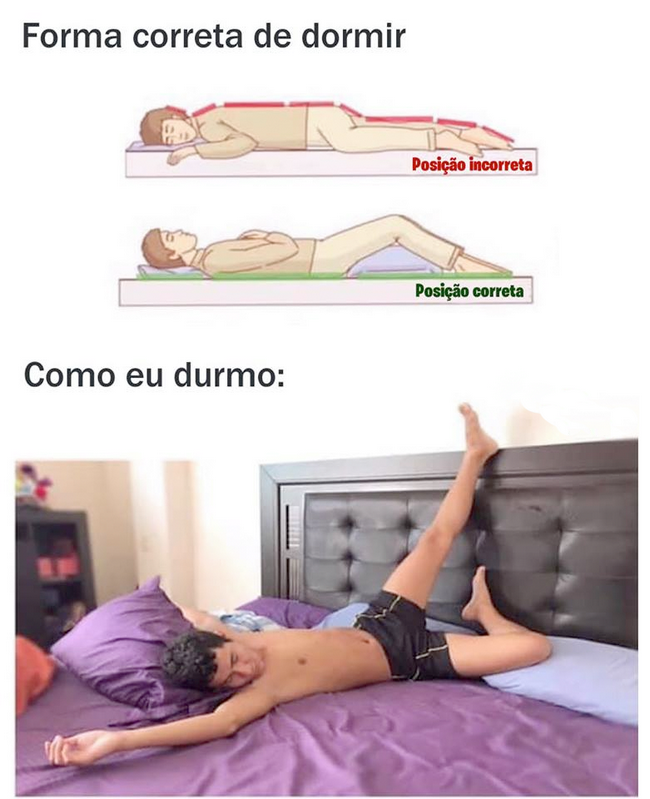 Eu dormindo…