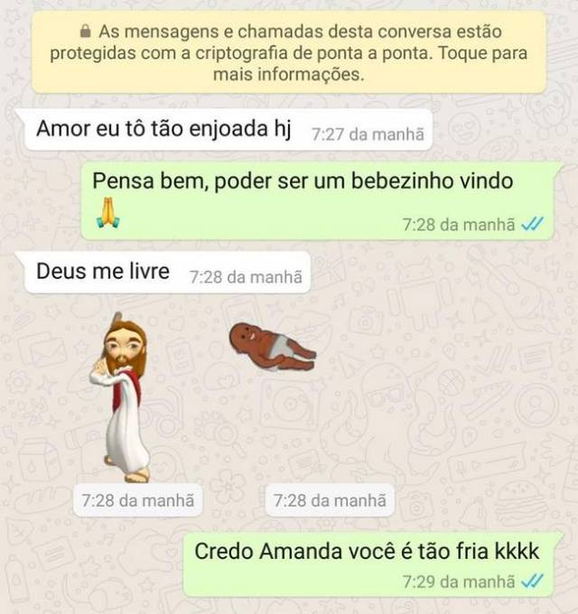 Na vida eu sou a Amanda