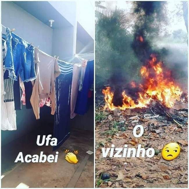 Quando eu resolvo lavar roupas