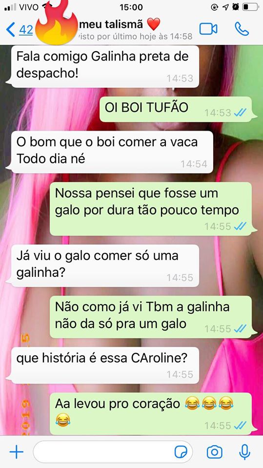 Que historia é essa Caroline