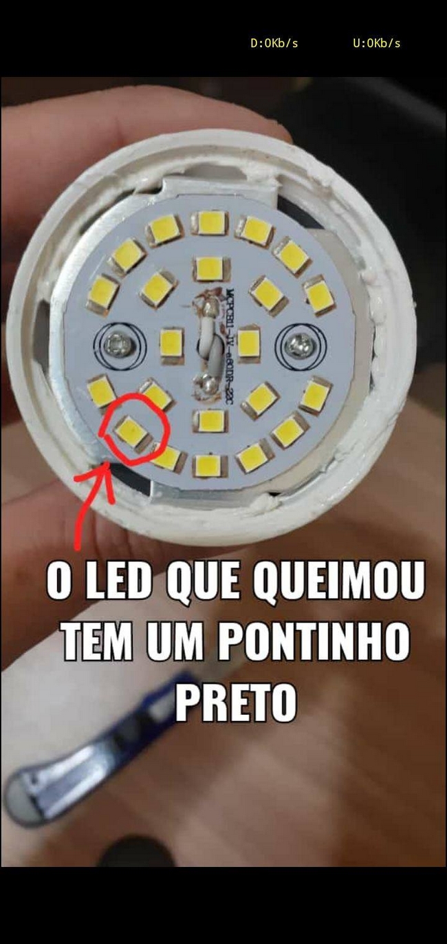 Não jogue fora suas lâmpadas de led…3