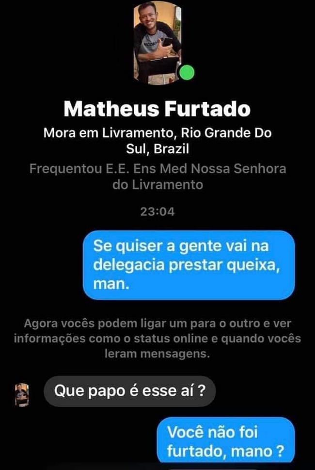 Brasileiro é muito pertubado…