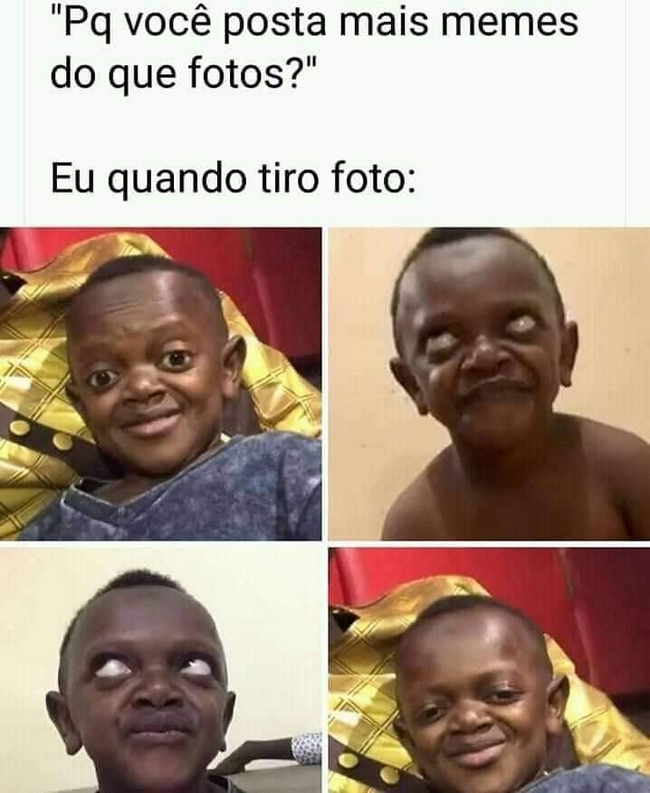 Meu rostinho não colabora