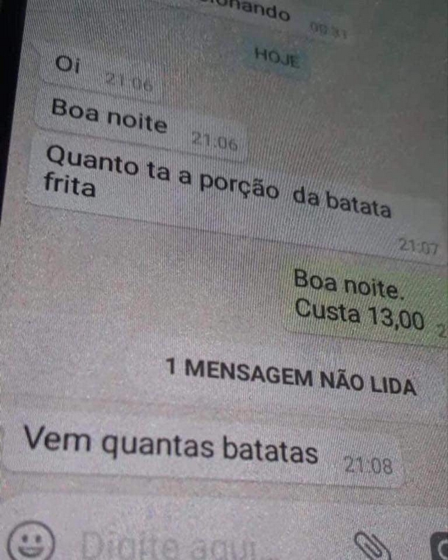 Vem 26 palitinhos senhora