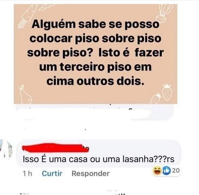 Isso é uma casa ou uma lasanha