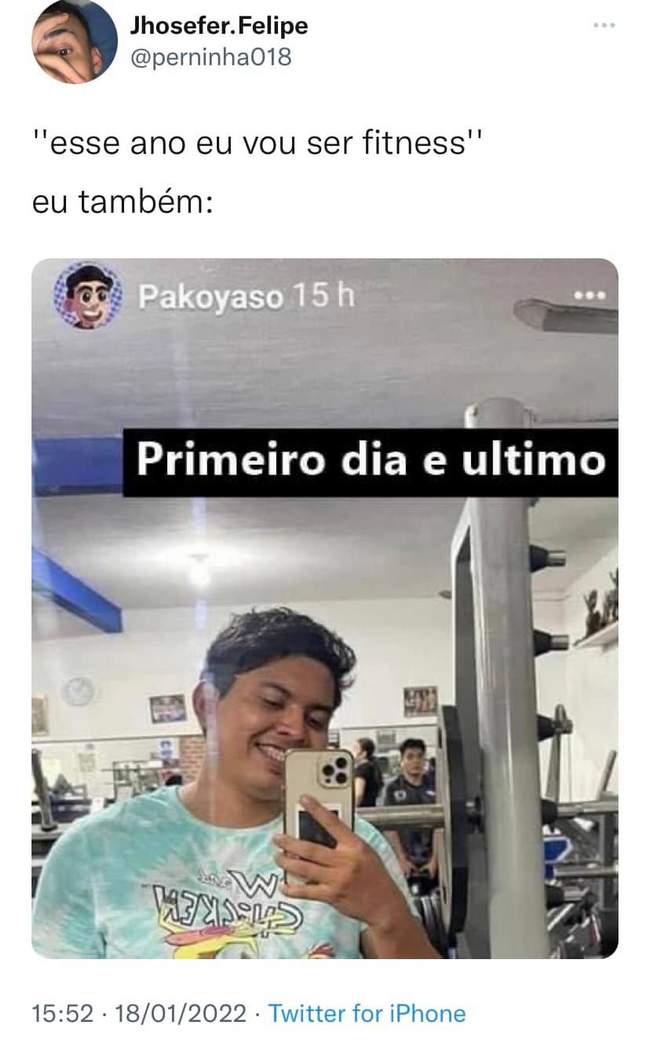 Primeiro dia e ultimo