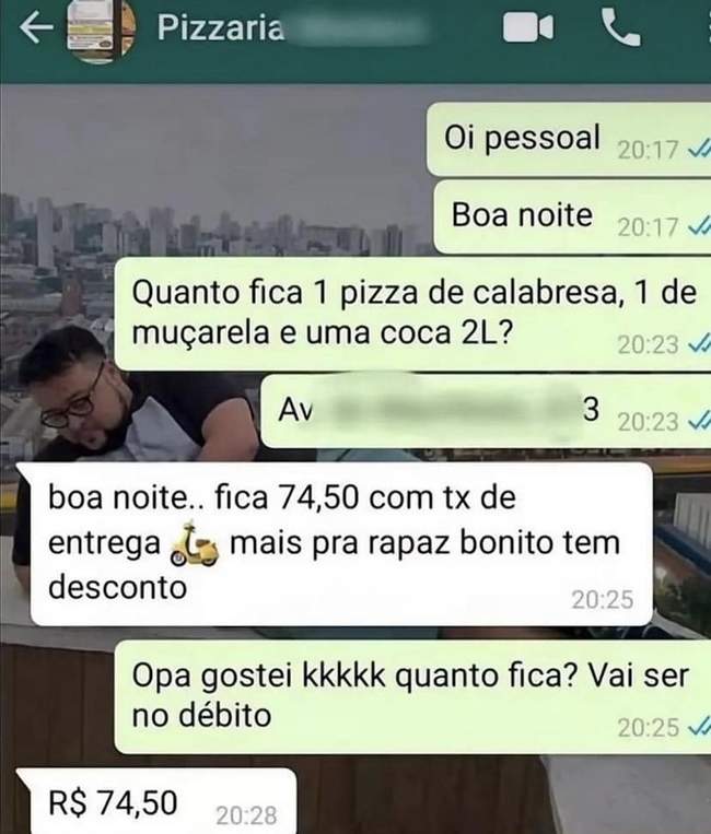 Pedir pizza nunca foi tão dificil