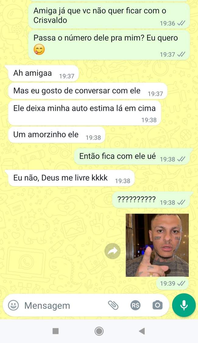 Não fode e nem sai de cima.