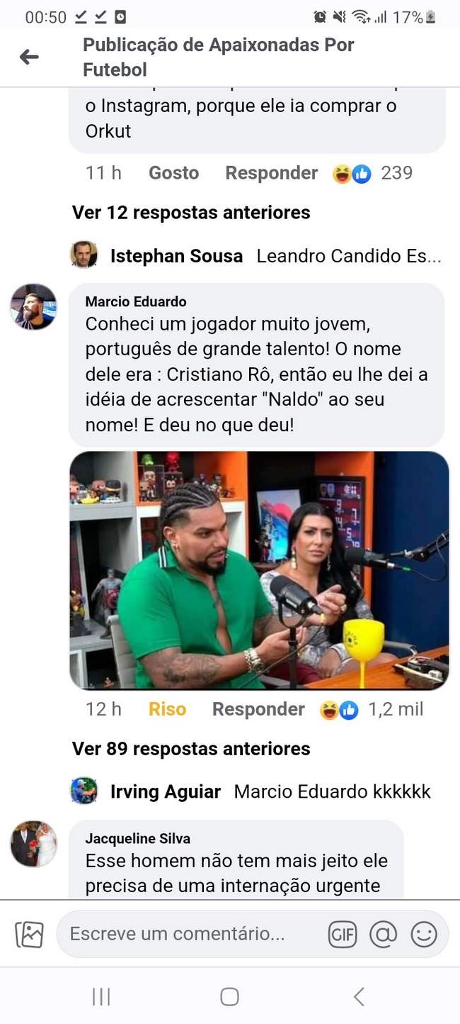 Tá aí a minha esposa que não me deixa mentir