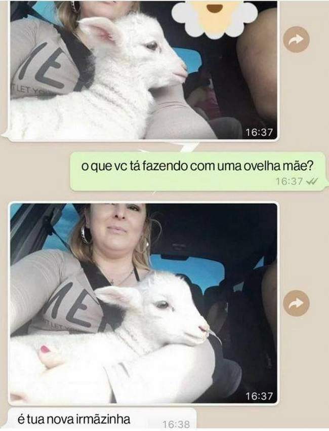 É tua nova irmãzinha