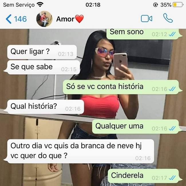 Só namoro se for assim