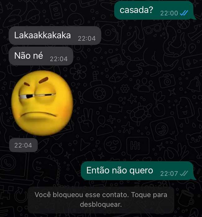 Não serve