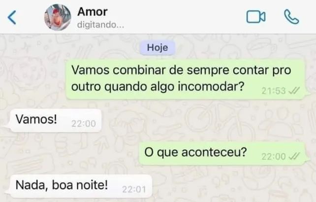 Não me incomede…